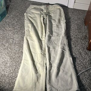 Dickies cream cargo corduroy pants size  25